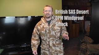 British SAS Desert DPM Windproof Smock  Military Surplus Preview [upl. by Cara]