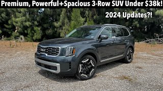 2024 Kia Telluride S TEST DRIVEFULL REVIEW [upl. by Marcel]