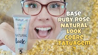 Base Ruby Rose Natural Look cobre tatuagem Por Mô Azevedo [upl. by Thane]