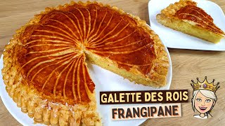 Galette des Rois Frangipane 👑 Avec PÂTE FEUILLETÉE Maison RAPIDE et FACILE [upl. by Otilegna]