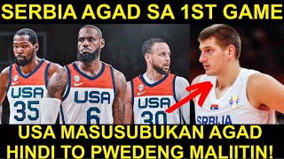 AVENGERS Team USA Agad na MASUSUBUKAN Serbia ang 1ST GAME [upl. by Manthei]