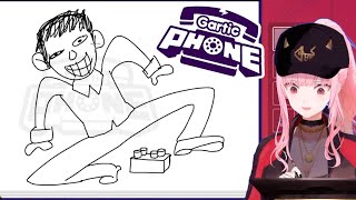 Calli Shows Off Her Drawing Skills Gartic Phone [upl. by Ybot]