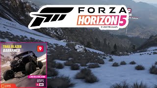 Forza Horizon 5  Trail Blazer  Barranco  A800 UTVs Road View [upl. by Aikemat]