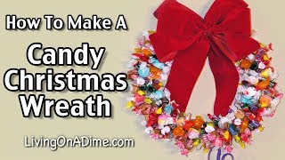 How to Make a Candy Christmas Wreath [upl. by Laird]