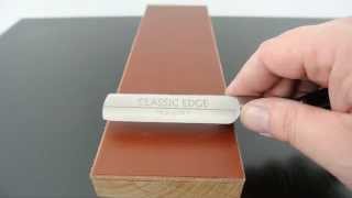 How To Strop a Straight Razor By The Classic Edge Shaving Store [upl. by Quar]