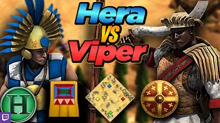 Incas vs Ethiopians  1v1 Arabia  vs Viper  AoE2 [upl. by Filia]