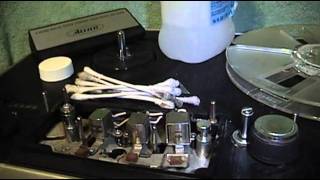 Cleaning and Demagnetizing the Reel to Reel Deck [upl. by Dotson]