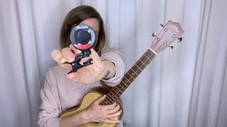 How To Tune A Baritone Ukulele DGBE  Tutorial for Beginners [upl. by Kolodgie]