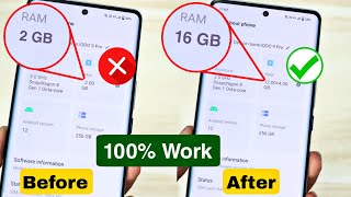 Add 16 GB Extra RAM in Any Phone Without Root 2024 New Trick  BGMI Lag Fix  Phone Hang fix [upl. by Arrik]