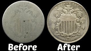 How To Restore 150 Year Old Coins Using NicADate DATES REVEALED [upl. by Llerdna]