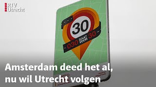 Utrecht zet stap om 30 kmuur voor heel de gemeente in één keer in te voeren  RTV Utrecht [upl. by Nodarb839]