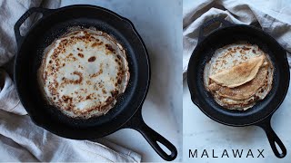 HOW TO MAKE SOMALI MALAWAX WITH TRANSLATION  EASY CREPE RECIPE  ILHAN A [upl. by Nydroj]