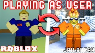 TROLLING as FAKE MyUsernamesThis Fake YouTuber Trolling  Roblox Jailbreak [upl. by Cailly]