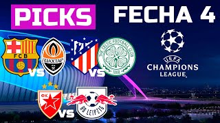 💸💰 CHAMPIONS LEAGUE 7 DE NOVIEMBRE FECHA 4 Pronósticos Deportivos [upl. by Asseneg]