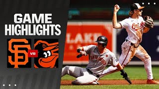 Giants vs Orioles Game Highlights 91924  MLB Highlights [upl. by Earahc]