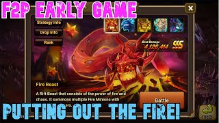 SSS Fire Rift Beast Team Summoners War [upl. by Gaddi]