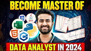 How to become Data Analyst in 2024🧐🤔 Complete roadmap of Data Analyst [upl. by Annij53]