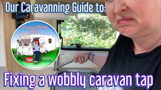 Fixing a wobbly caravan tap [upl. by Va]