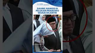 Detikdetik Dahnil Anzar Nangis Disalami Prabowo seusai Dilantik Presiden Langsung Tepuk Pundak [upl. by Odlareg]