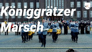 Ausmarsch Spielmannszug des Musikkorps der Bundeswehr  Königgrätzer Marsch  auf die Bonsai Art [upl. by Aryaz]