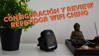 MANUAL y REVIEW Configuracion Repetidor WIFI chino [upl. by Ashford]