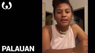 Oluchel speaking Palauan  Pacific Islander languages  Wikitongues [upl. by Einegue]