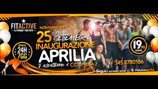 💥 INAUGURAZIONE FitActive APRILIA 💥 [upl. by Atsahs]