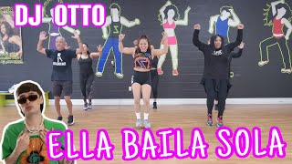 ELLA BAILA SOLA ZUMBA TRIBAL CARDIO PESO PLUMA DjOttomty [upl. by Lednek]