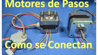 ✅ Como identificar bobinas de Motores de Pasos 4 5 6 y 8 cables  CNC y 3D impresora A4988 6 [upl. by Naval]