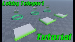 Roblox Scripting  Lobby Player Limit Server Teleporters  Tutorial  Model [upl. by Orelie]