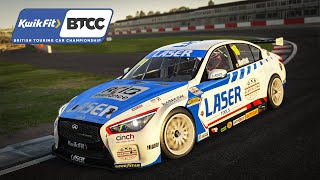 Infiniti Q50 BTCC  rFactor 2  Donington Park National [upl. by Just84]