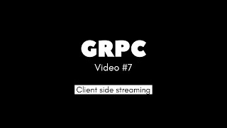 streaming in gRPC from client perspective [upl. by Ube]