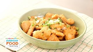 Sweet and Savory Orange Chicken Recipe  Everyday Food with Sarah Carey [upl. by Enidlareg]