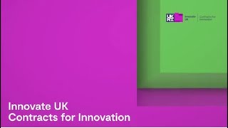 Innovate UK Contracts for Innovation [upl. by Ger]