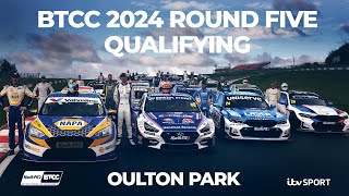 2024 BTCC  R5  Qualifying  Oulton Park  ITV Sport [upl. by Onairotciv]