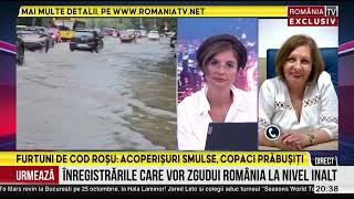 Elena Mateescu anunţă că revine canicula dar nu scăpăm de furtuni locale [upl. by Hairom998]