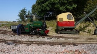 Leighton Buzzard Narrow Gauge Railway LBNGR Great Slate Quarry Fest Sept 2012 Part 2 [upl. by Gasser]