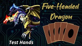 Custom Test Hands FiveHeaded Dragon [upl. by Aicetel]