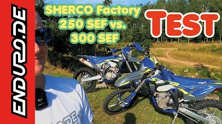 Sherco 250 amp 300 SEF Factory Test [upl. by Dedie]