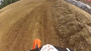 Pista Motocross Montevarchi On Board Dario Crepaldi 150 [upl. by Thursby]