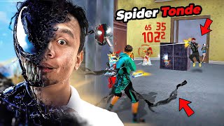 New Spider Character is Op 🔥 26 Kills Solo Vs Squad Gameplay  Free Fire Max [upl. by Kirby211]