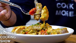 one pot CHICKEN SCARPARIELLO…your new favorite chicken dinner [upl. by Antebi]