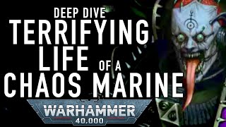 Chaos Space Marine Deep Dive  The Terrifying Life of Traitor Spacemarines in Warhammer 40K wh40k [upl. by Atterual]