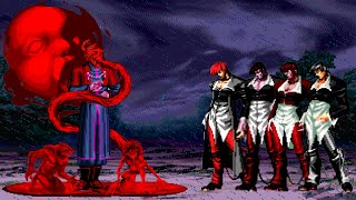 KOF Mugen Corpse Goenitz vs Iori Orochi Team [upl. by Kciregor]