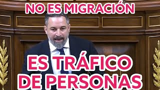 📛 PEDRO SÁNCHEZ QUIERE LAGALIZAR LA TRATA DE PERSONAS 📛HISTORICO DISCURSO DE ABASCAL SOBRE MIGRACIÓN [upl. by Adnalue]