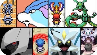 Pokémon 2D Games  Every Legendary Cutscenes Animations 1080p60 [upl. by Neils]