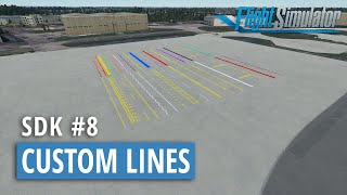 SDK Tutorial 8  Custom painted lines  Microsoft Flight Simulator [upl. by Eseilanna363]