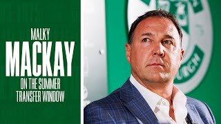 Malky Mackay On The Summer Transfer Window I Hibernian FC [upl. by Omixam]