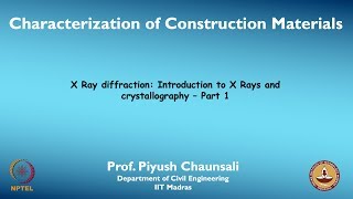 X Ray diffraction Introduction to X Rays and crystallography  Part 1 [upl. by Veats]