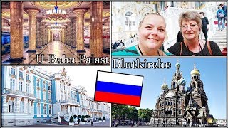 RUSSLAND 🌸 Blutkirche Herimitage Metro PeterPaul Festung Puschkin 🥰 Vlog  PrimaDina [upl. by Yetah250]